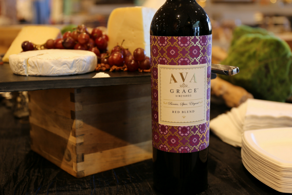 AVA Grace Merlot Served at a Wine Tasting Party