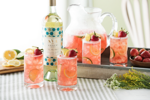 Strawberry Grace White Wine Sangria Recipe