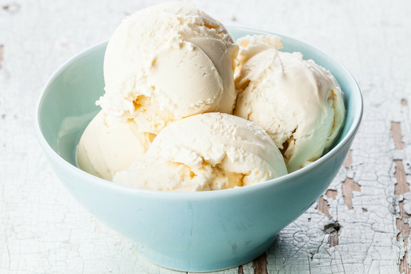 White wine ice cream recipe using AVA Grace Chardonnay