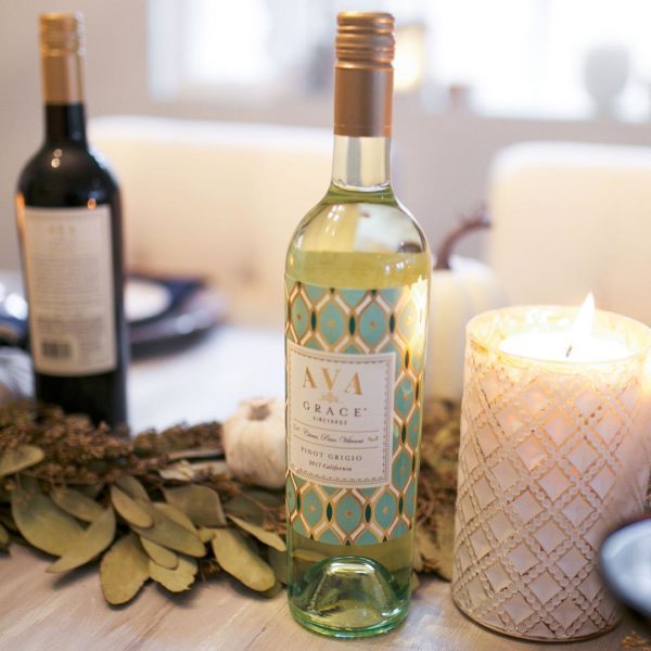 AVA Grace Pinot Grigio with fall table setting