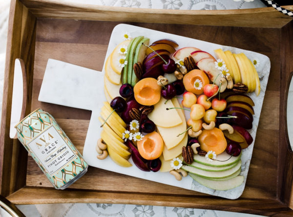A nutritious snack board to enjoy while staying home
