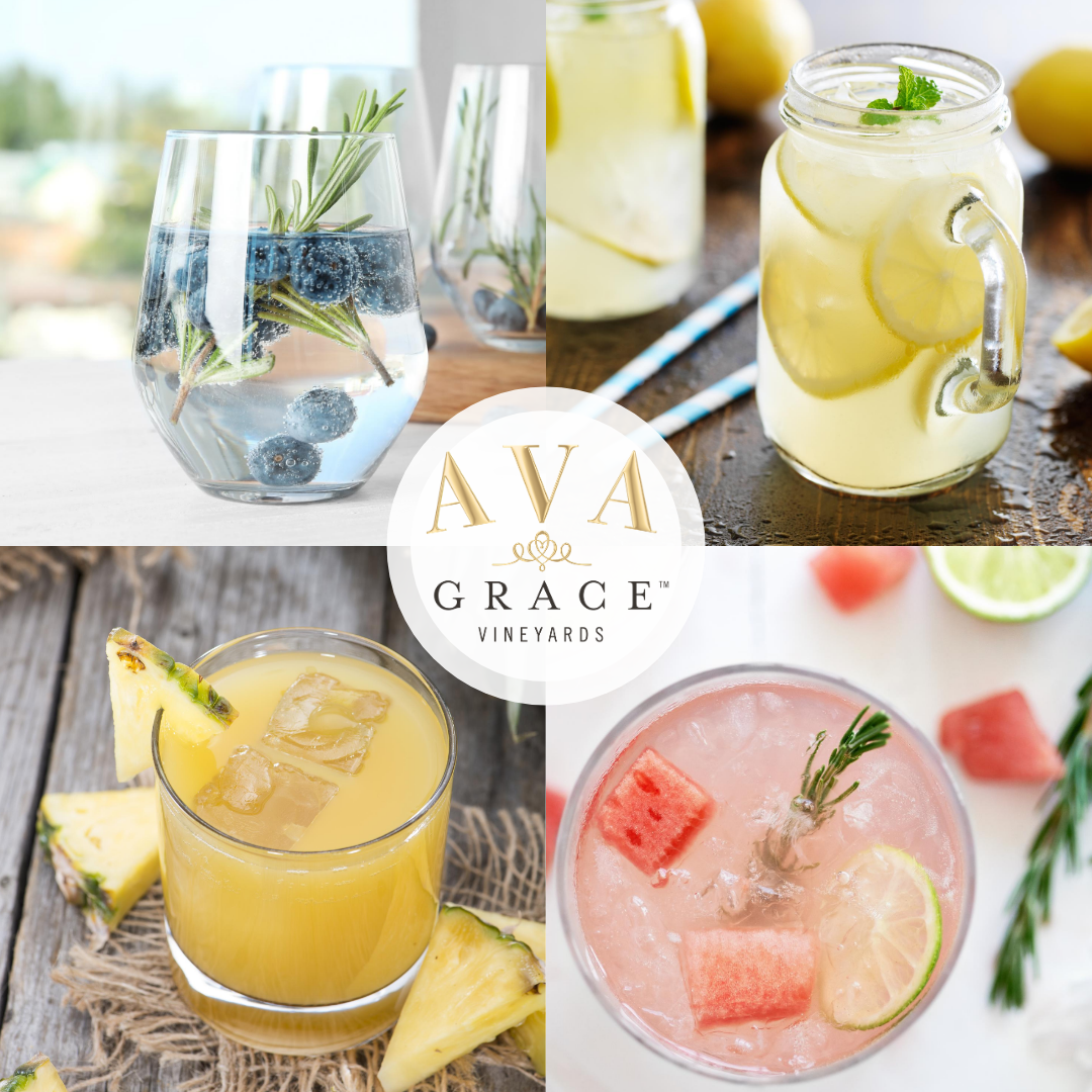 AVA Grace favorite warm weather cocktails featuring four wine cocktails.