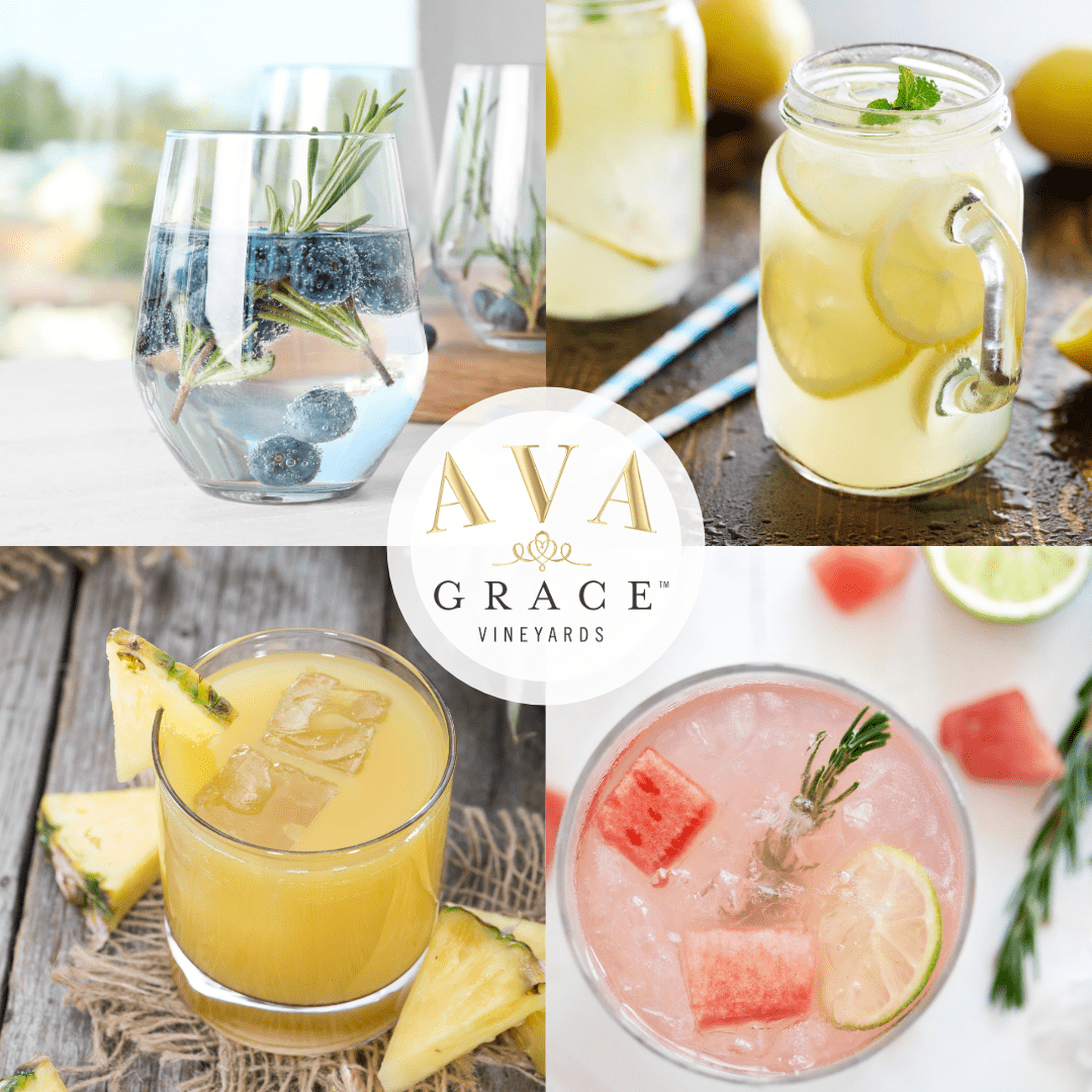 AVA Grace favorite warm weather cocktails featuring four wine cocktails.