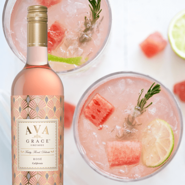 AVA Grace Watermelon Frosé made with Rosé