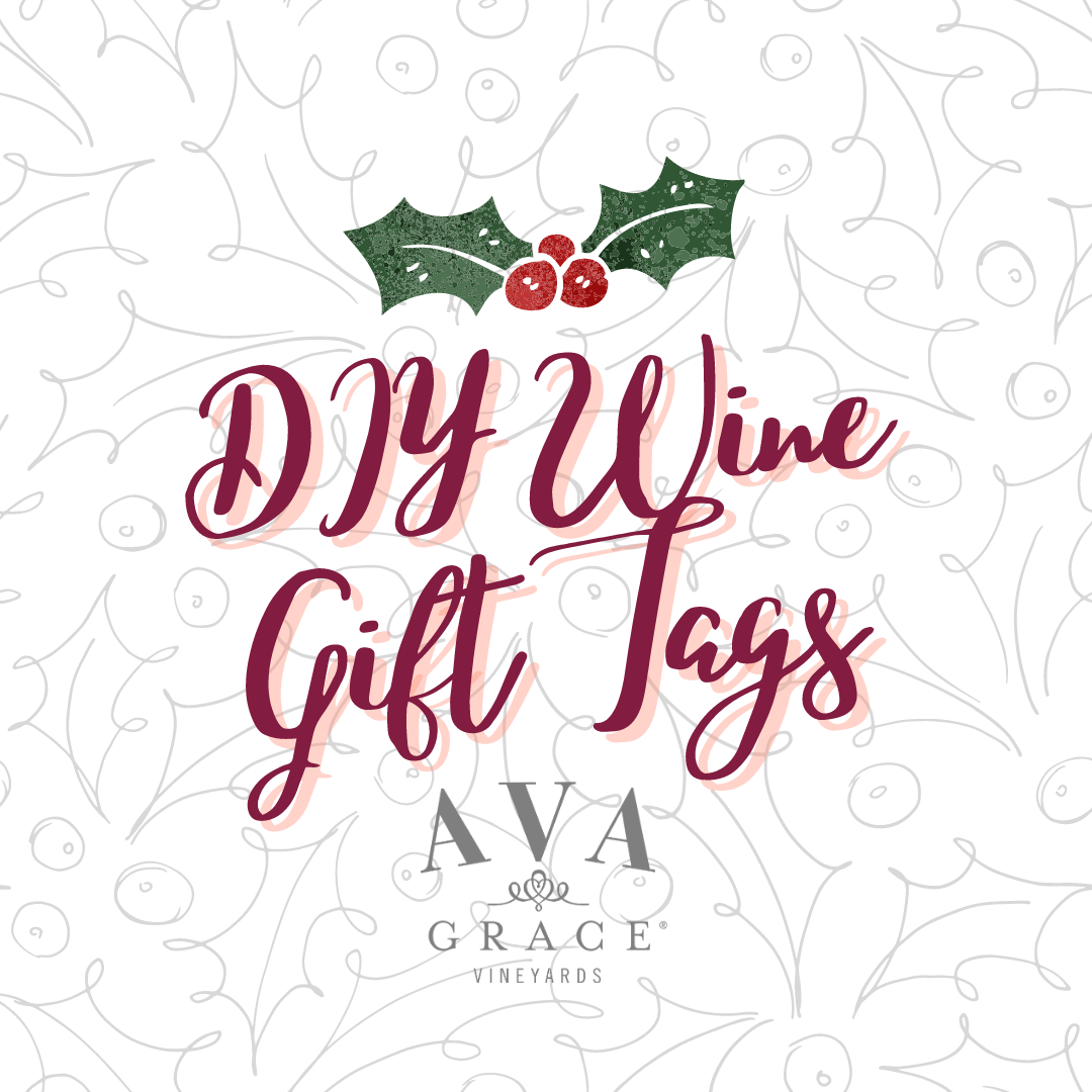 DIY AVA Grace Wine Gift Tags
